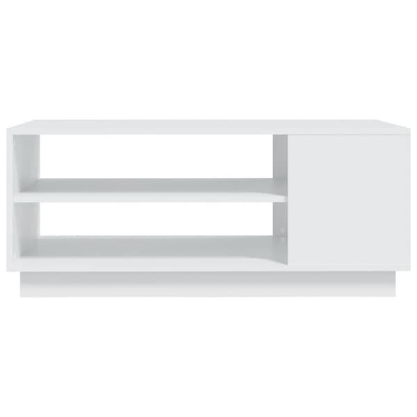 vidaXL sofabord 102x55x43 cm spånplade hvid