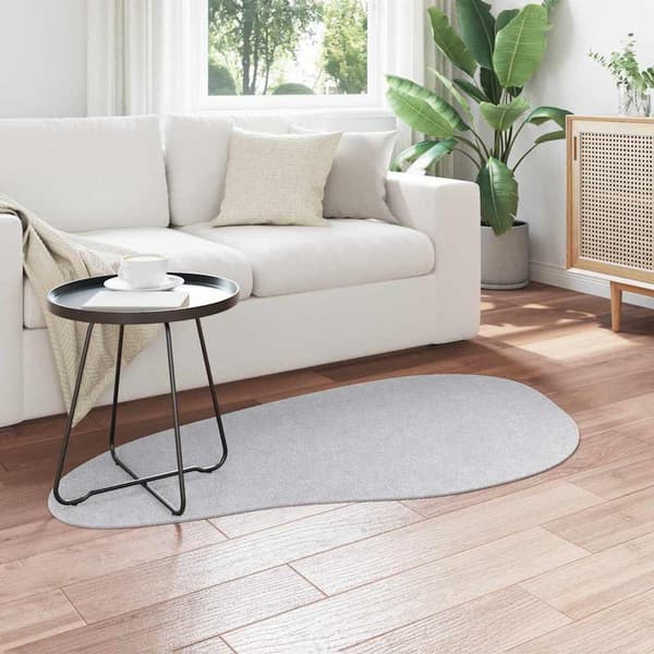 vidaXL Tæppe Grå 80 x 150 cm Polyester