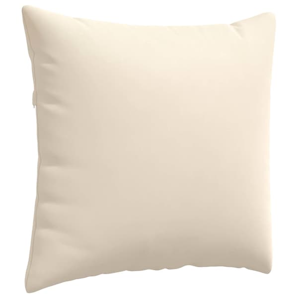 vidaXL Sofapuder 2 pcs Beige 45 x 45 cm Stof