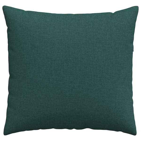 vidaXL Sofapuder 2 pcs Mørkegrøn 45 x 45 cm Stof