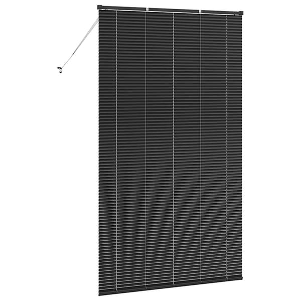 vidaXL Persienner Sort 220 x 130 cm Aluminium