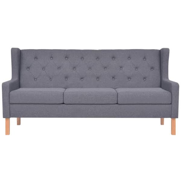 vidaXL sofasæt 2 dele stof grå