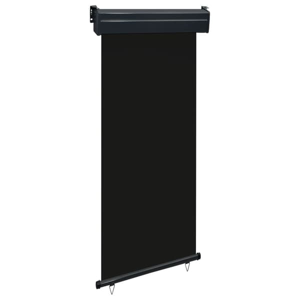 vidaXL sidemarkise til altan 85x250 cm sort