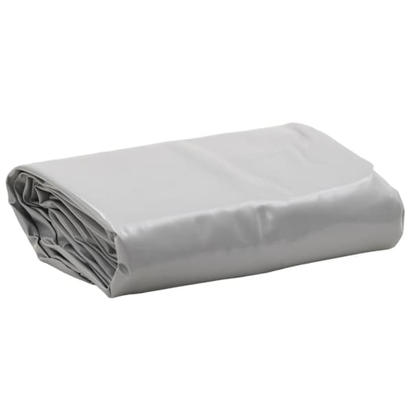 vidaXL presenning Ø 2,8 m 650 g/m² grå
