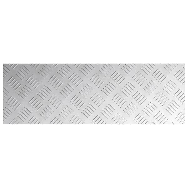 vidaXL Trappe Tread Rektangulær 2 pcs Sølv 75 x 25 cm Aluminium
