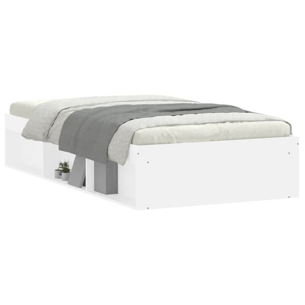 vidaXL sengeramme 90x200 cm hvid