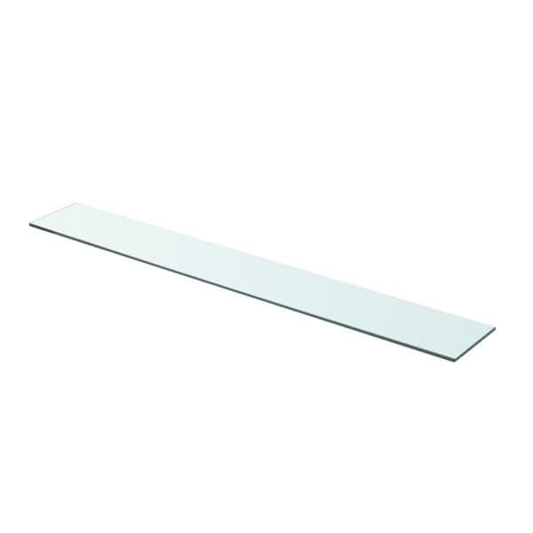 vidaXL hylde glaspanel klar 90x12 cm