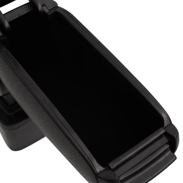 vidaXL armlæn til bil 14,5x31,5x(30-48) cm ABS sort