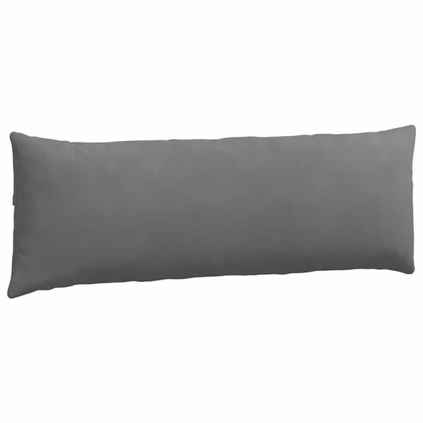 vidaXL Sofapuder 2 pcs Mørkegrå 120 x 40 cm Stof