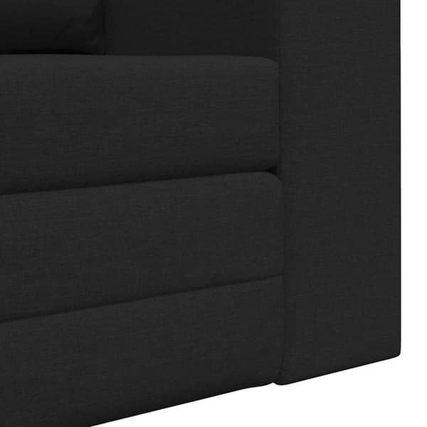 vidaXL Sovesofa 60cm Sort Stof