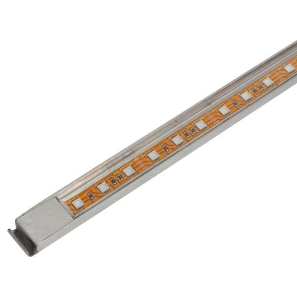 vidaXL Rektangulær vandfaldsfontæne med LED-lys rustfrit stål 90 cm