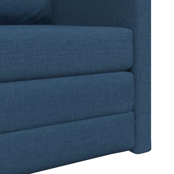 vidaXL Sovesofa 60cm Blå Stof