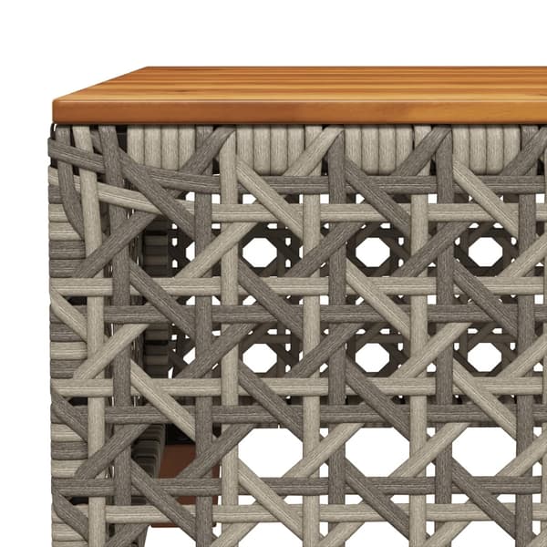 vidaXL sofasæt til haven 8 dele med hynder polyrattan grå