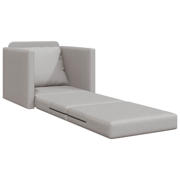 vidaXL Sovesofa 60cm Skygrå Stof