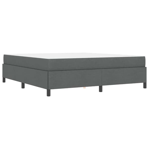 vidaXL Box spring seng Mørkegrå 180 x 200 cm Stof