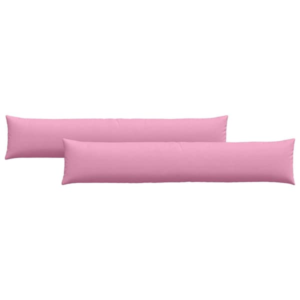 vidaXL Sofapuder 2 pcs Lyserød 200 x 40 cm Stof