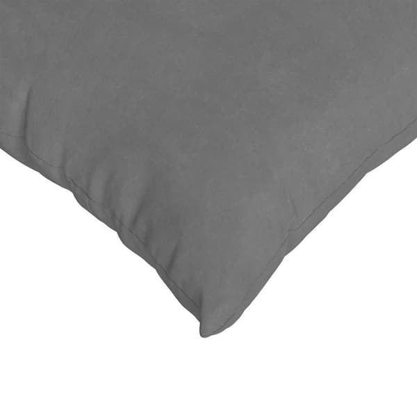 vidaXL Sofapuder 2 pcs Mørkegrå 80 x 80 cm Stof