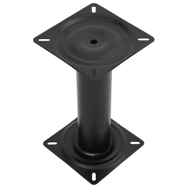 vidaXL Bådstolsfod sort 33 cm stål