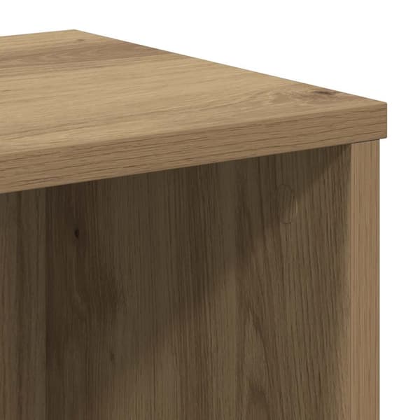vidaXL bogreol 50x25x105 cm konstrueret træ egetræsfarve