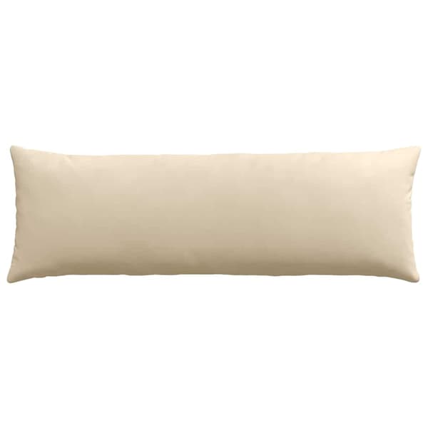 vidaXL Sofapuder 2 pcs Creme 120 x 40 cm Stof