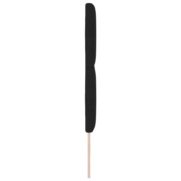 vidaXL Hovedgærde Sort 160 cm Stof
