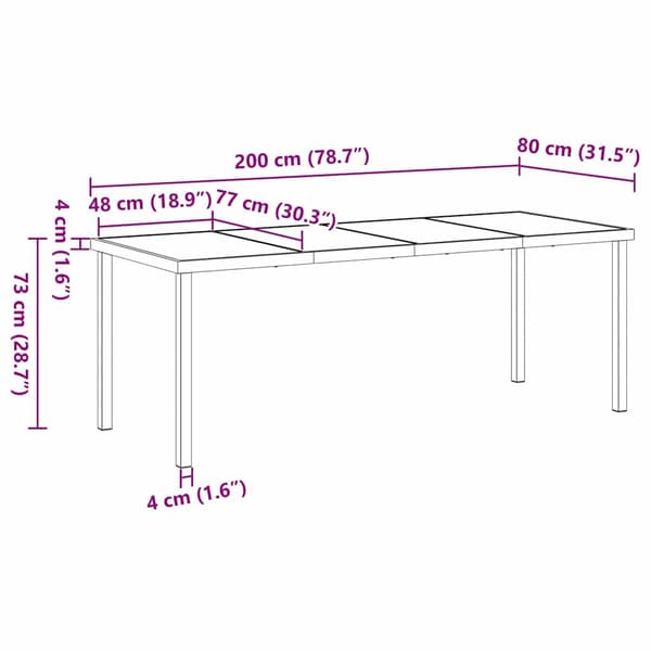 vidaXL Have Spisebordssæt 9 pcs Sort Poly rattan