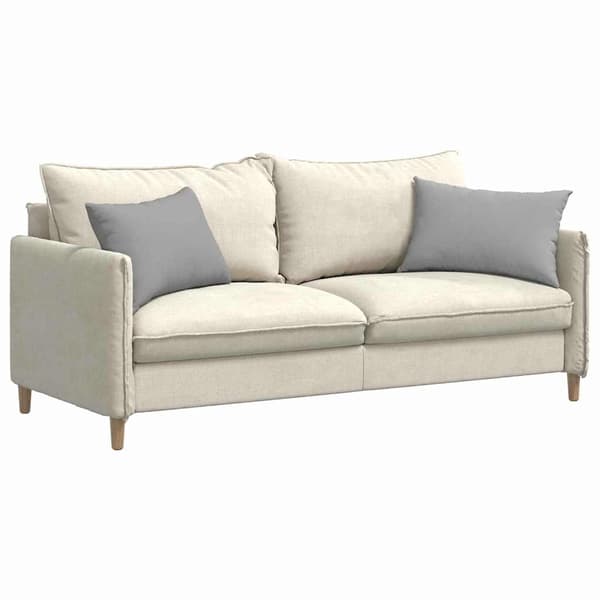 vidaXL Sofapuder 2 pcs Skygrå 60 x 40 cm Stof