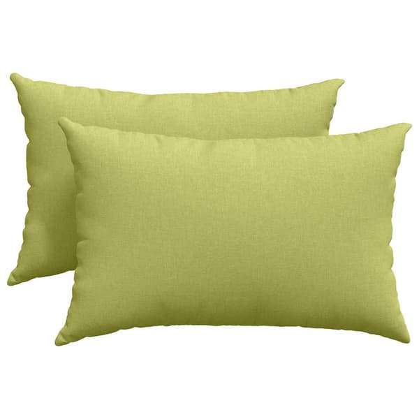 vidaXL Sofapuder 2 pcs Lys grøn 60 x 40 cm Stof