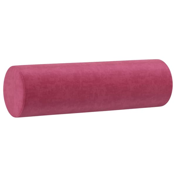 vidaXL sofasæt 3 dele med puder velour vinrød