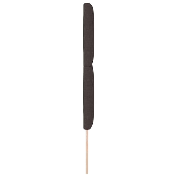 vidaXL Hovedgærde Brun 160 cm Stof