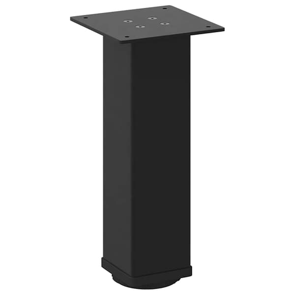 vidaXL sofabordsben 4 stk. sort 42-44 cm stål