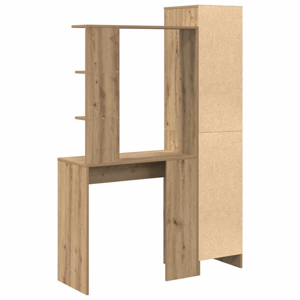 vidaXL Bord 2 pcs Artisan Egetræ
