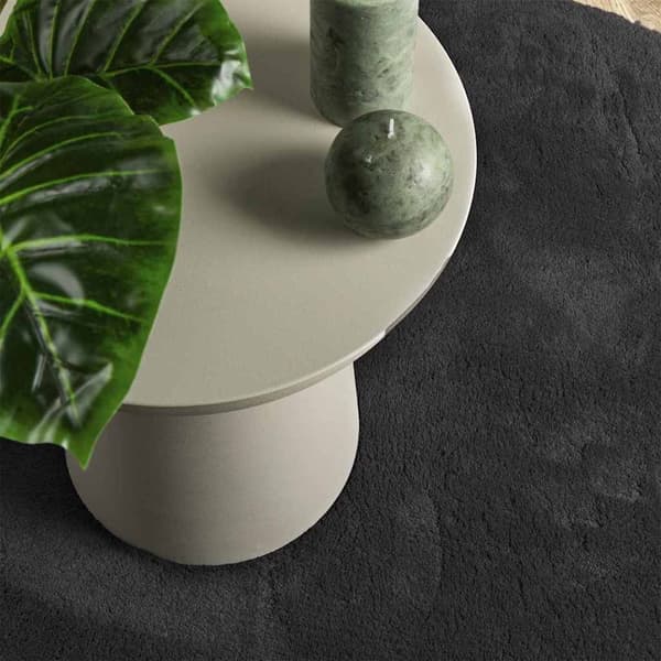vidaXL Områdetæpper HUARTE Sort 100 x 200 cm Polyester