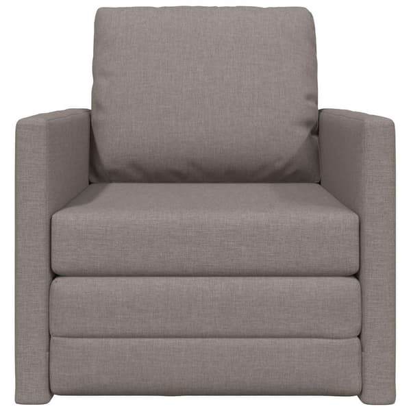 vidaXL Sovesofa 60cm Gråbrun Stof