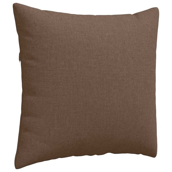 vidaXL Sofapuder 2 pcs Brun 50 x 50 cm Stof