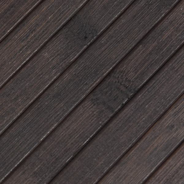 vidaXL gulvtæppe 60x200 cm rektangulær bambus mørkebrun