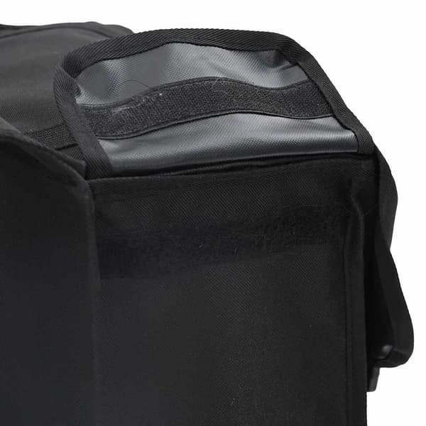 vidaXL Cykeltaske Sort 18.5 x 40 x 35 cm Polyester
