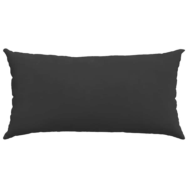vidaXL Sofapuder 2 pcs Sort 80 x 40 cm Stof