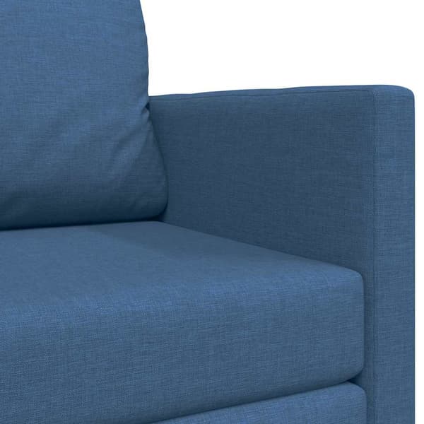 vidaXL Sovesofa 110cm Blå Stof