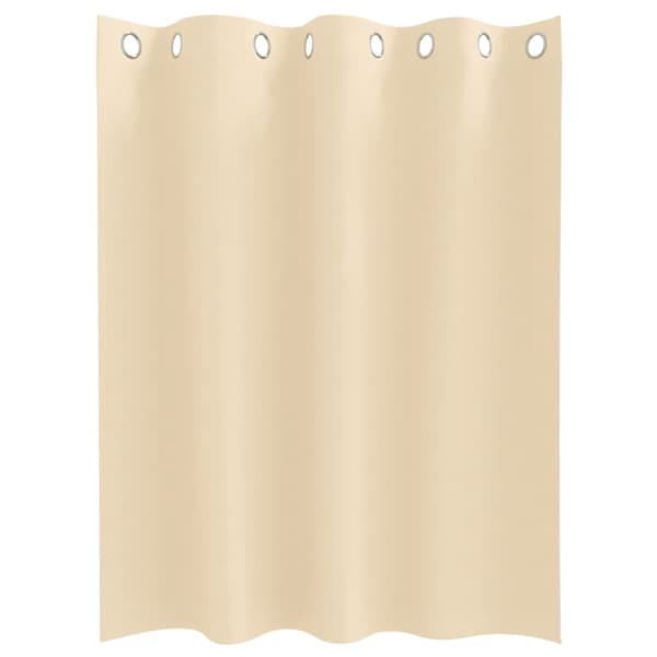 vidaXL Gardiner med gardiner 2 pcs Creme Polyester