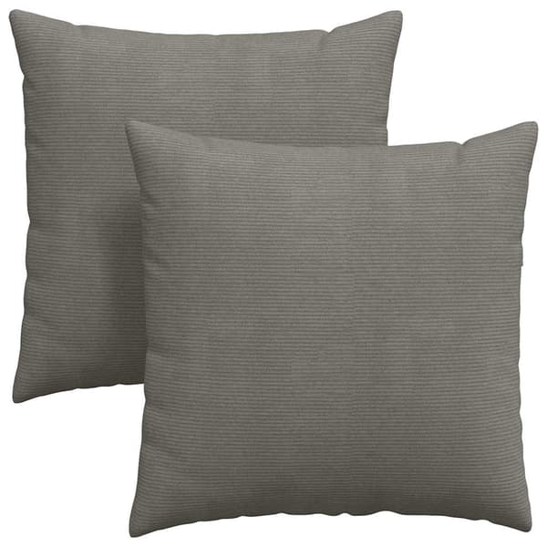 vidaXL Sofapuder 2 pcs Lysegrå 60 x 60 cm Velourstof