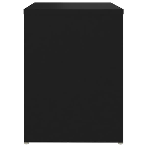 vidaXL sengeskabe 2 stk. 40x30x40 cm spånplade sort