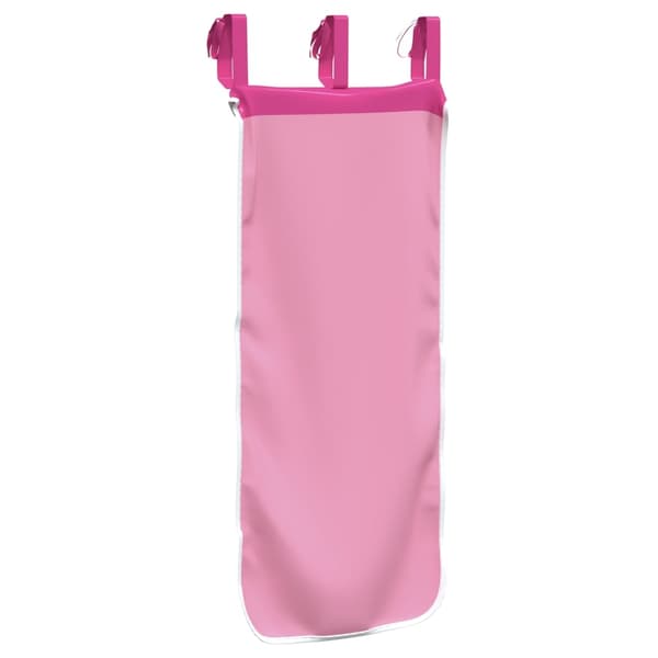 vidaXL gardiner med tårn til højseng polyester pink