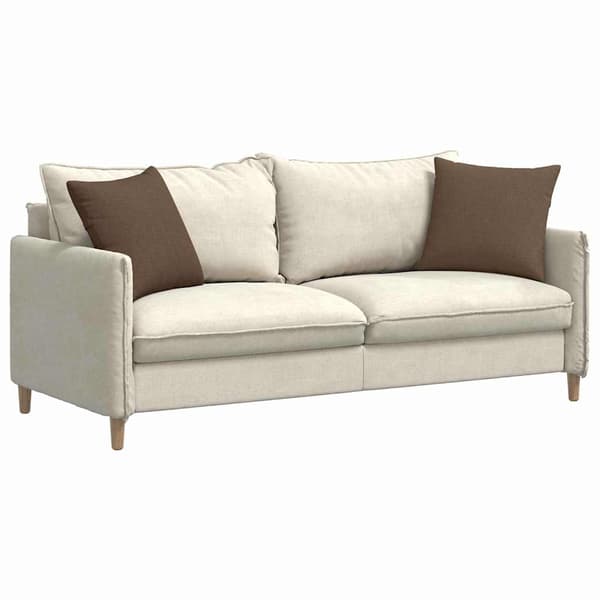 vidaXL Sofapuder 2 pcs Brun 45 x 45 cm Stof