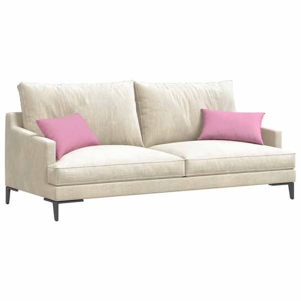 vidaXL Sofapuder 2 pcs Lyserød 50 x 30 cm Stof