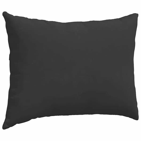 vidaXL Sofapuder 2 pcs Sort 70 x 50 cm Stof