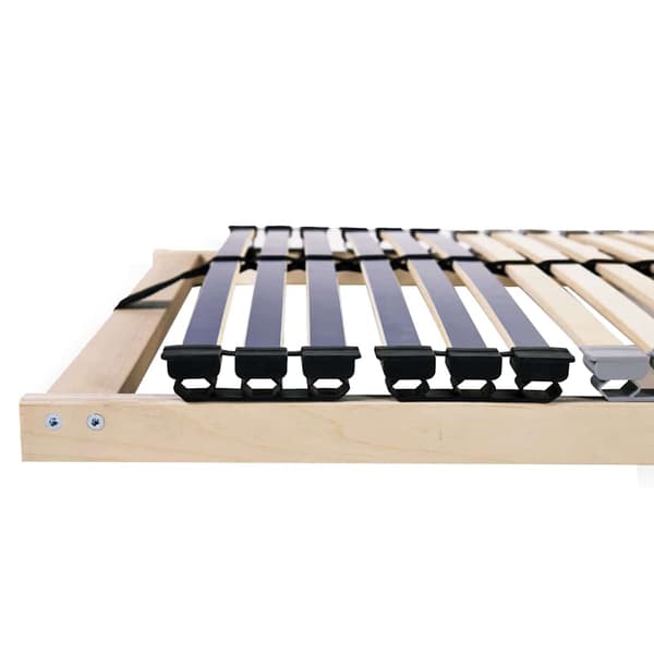 vidaXL Lamelbund Brun 90 x 190 cm Solid bøg