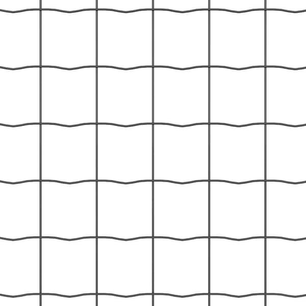 vidaXL Hegn med stolper Grå 0.8 x 10 m Stål