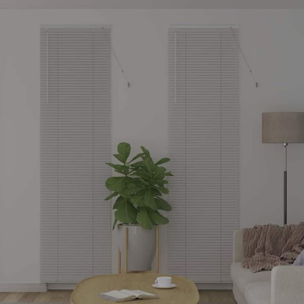 vidaXL Persienner Hvid 220 x 65 cm Aluminium