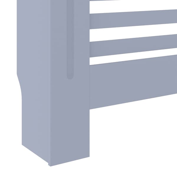 vidaXL radiatorskjuler 78 cm MDF grå